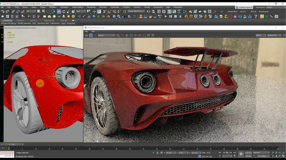Redshift Renderer 2 ล่าสุด For 3Ds Max Full (64Bit) ฟรี โปรแกรม