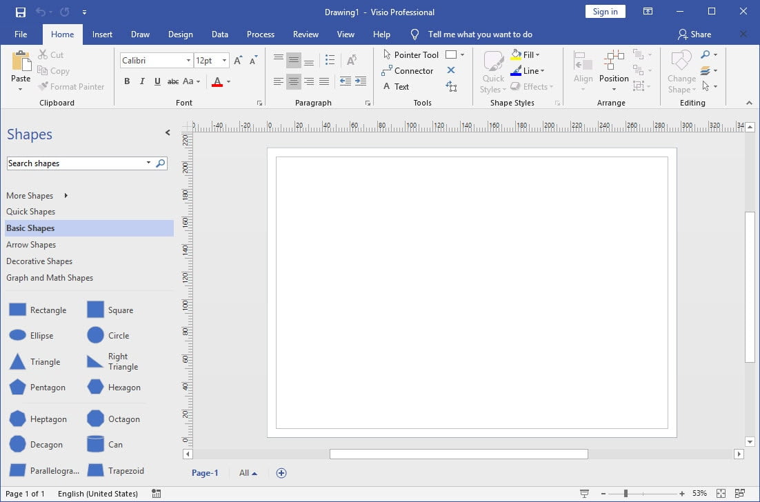 Microsoft Visio 2019 Pro Full โปรแกรมออกแบบแผนภูมิ