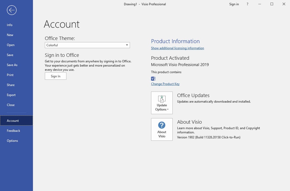 Microsoft Visio 2019 Pro Full โปรแกรมออกแบบแผนภูมิ