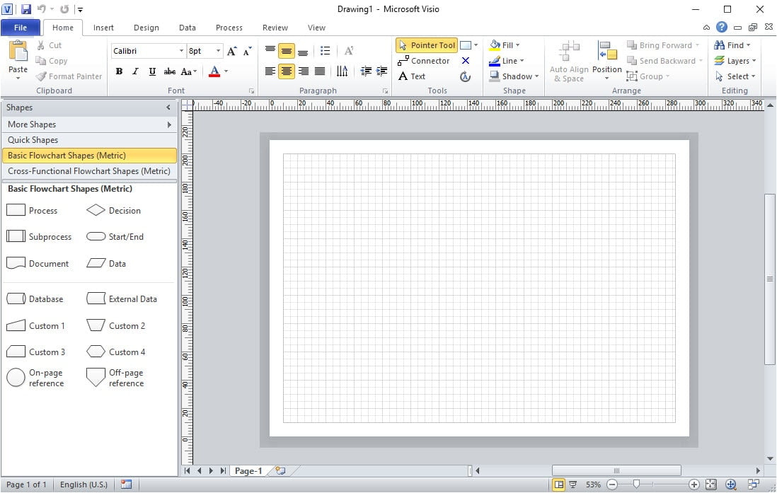 Microsoft Visio 2010 Premium โปรแกรมออกแบบแผนภูมิ