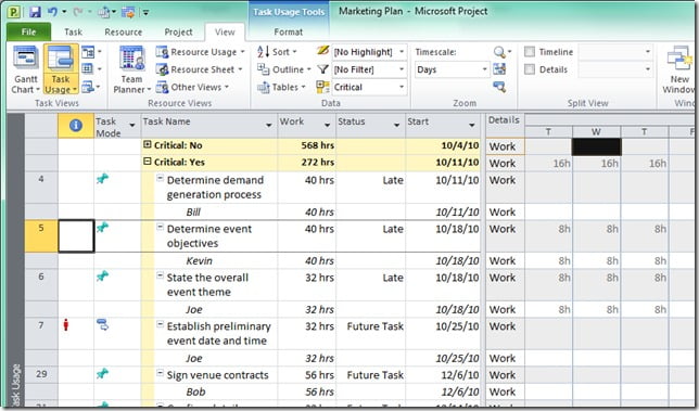 Microsoft Project 2010 Professional (English) โปรแกรมจัดการโครงการ ฟรี