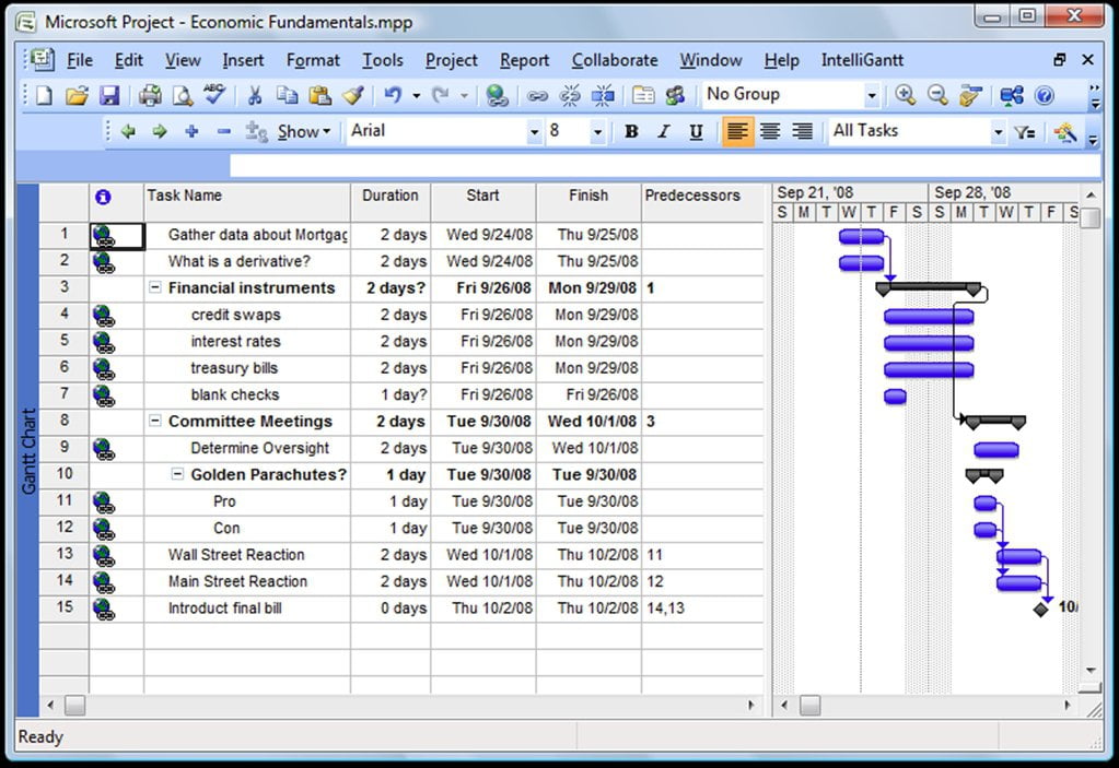 Microsoft Project 2007 Professional (English) โปรแกรมจัดการโครงการ ฟรี