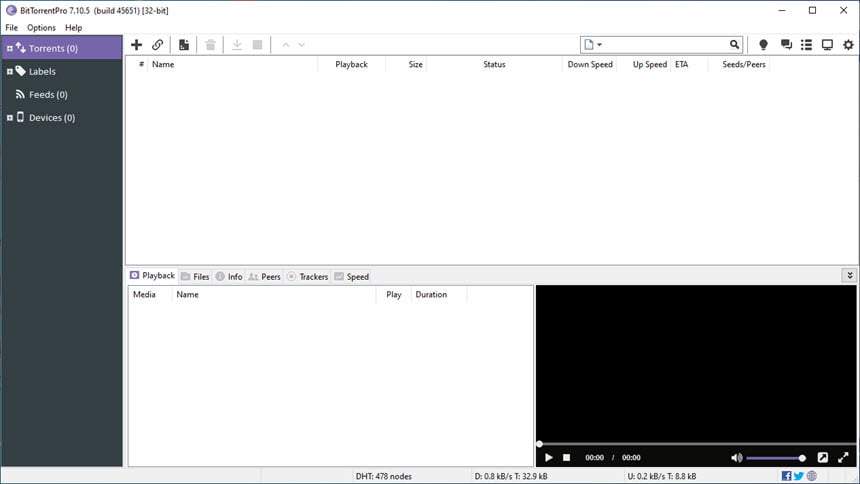 BitTorrent Pro 7 ล่าสุด โปรแกรมโหลดบิทความเร็วสูง