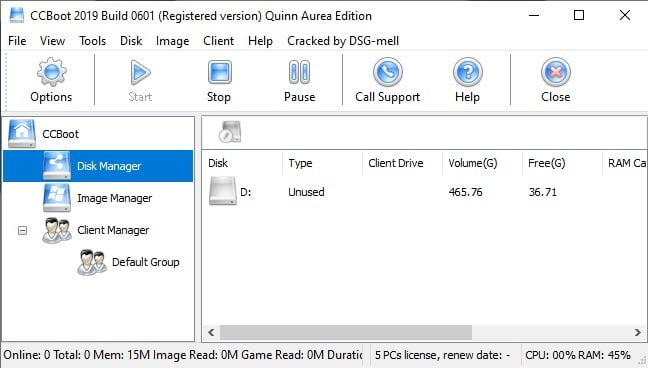 CCBoot 2019 Boot PC ผ่านเครือข่าย (ทำ Diskless) ฟรี โปรแกรม