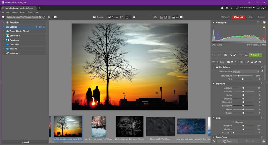 Zoner Photo Studio X 19 ล่าสุด โปรแกรมจัดการรูปภาพ