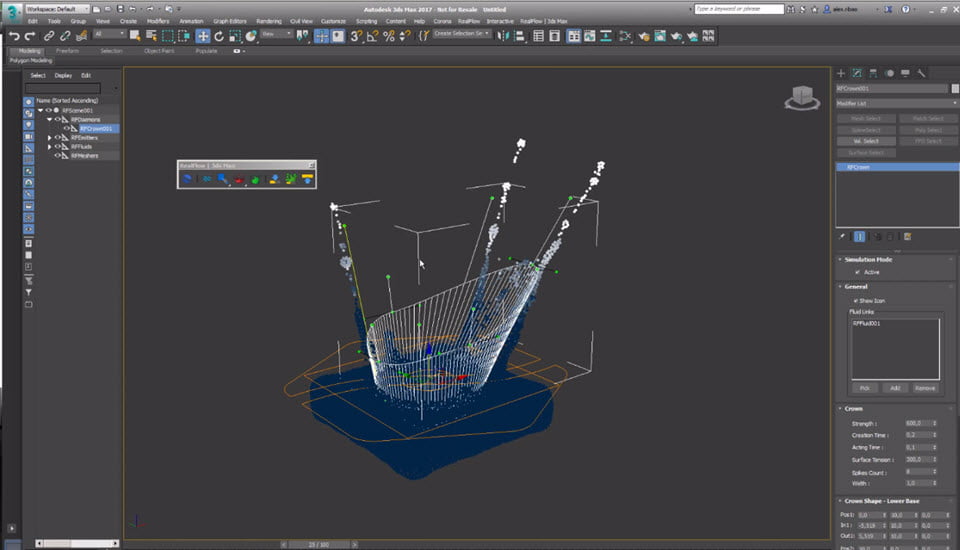 Next Limit RealFlow 10 ล่าสุด Standalone & Plugin โปรแกรมจำลอง Fluids 3D ฟรี