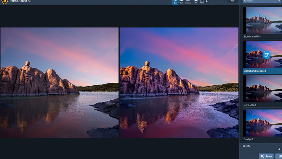 Topaz Adjust AI (x64) โปรแกรมปรับแต่งภาพถ่าย ด้วย AI ฟรี ล่าสุด
