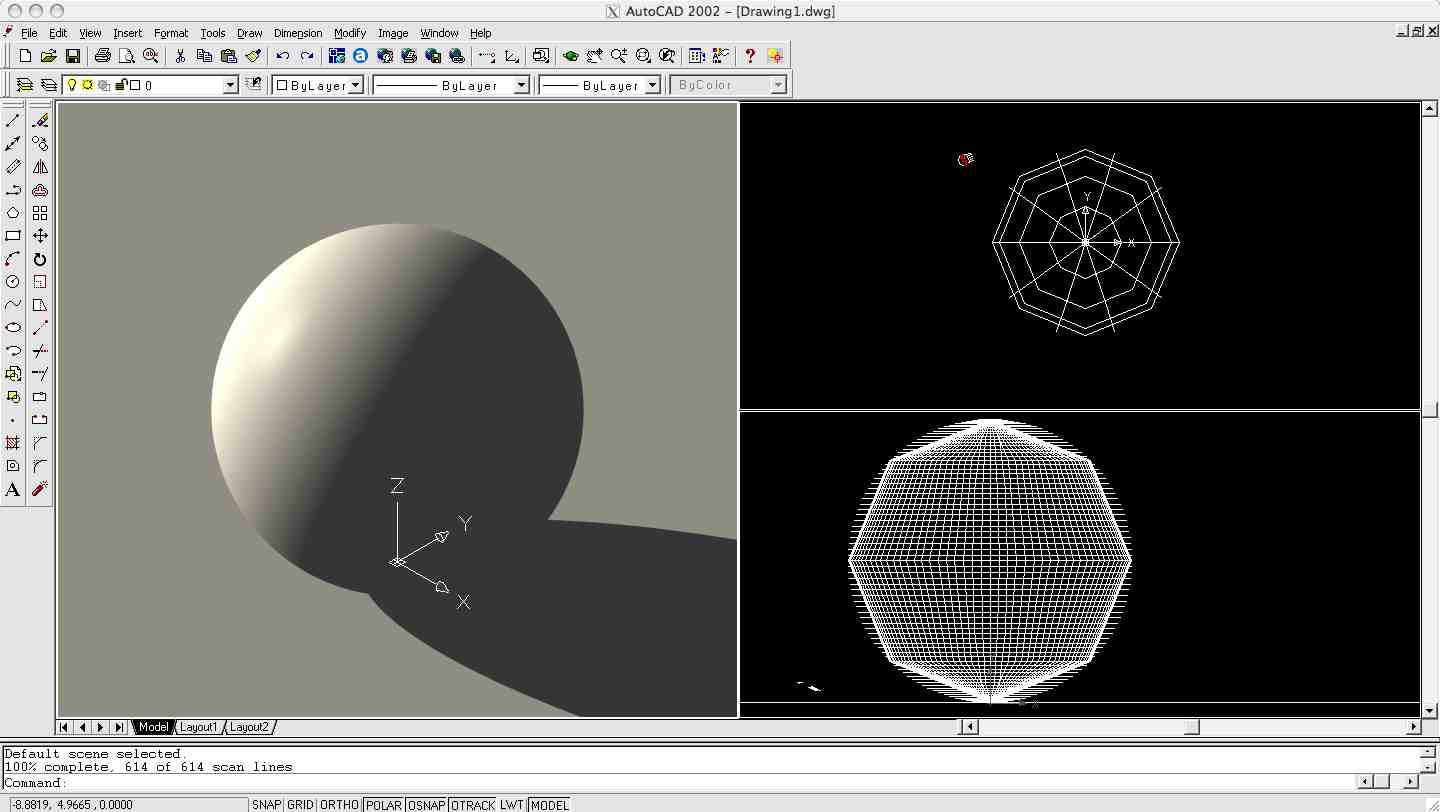 Autodesk AutoCAD 2002 Full เขียน CAD 2D/3D สำหรับคอมสเปคต่ำ ฟรี โปรแกรม