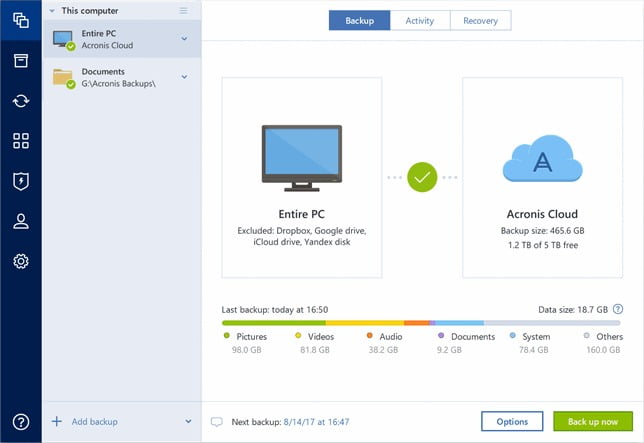 Acronis True Image 2020 Full พร้อม Bootable ISO สำรองข้อมูล HDD/SSD ฟรี โปรแกรม