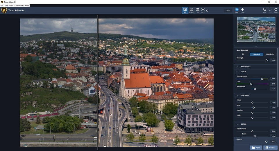Topaz Adjust AI (x64) โปรแกรมปรับแต่งภาพถ่าย ด้วย AI ฟรี ล่าสุด