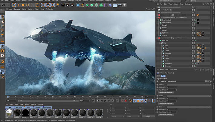 Maxon CINEMA 4D Studio .207 Full (64Bit) ออกแบบ 3D ฟรี โปรแกรม