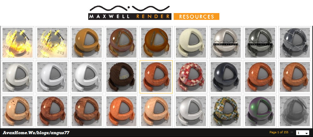 Maxwell Render Full Material Library 2006-2013 Full แพ็คเก็จ Material Maxwell ตัวเต็ม ฟรี โปรแกรม