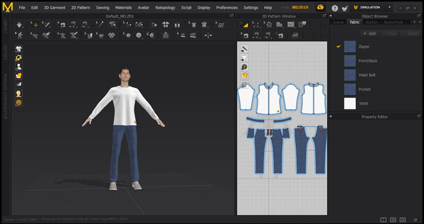 Marvelous Designer 9 ล่าสุด.5 Enterprise โปรแกรมออกแบบเสื้อผ้า 3D