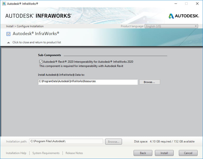 Autodesk InfraWorks 2020.2 พร้อม Extras (x64) โปรแกรมออกแบบโครงสร้าง ฟรี
