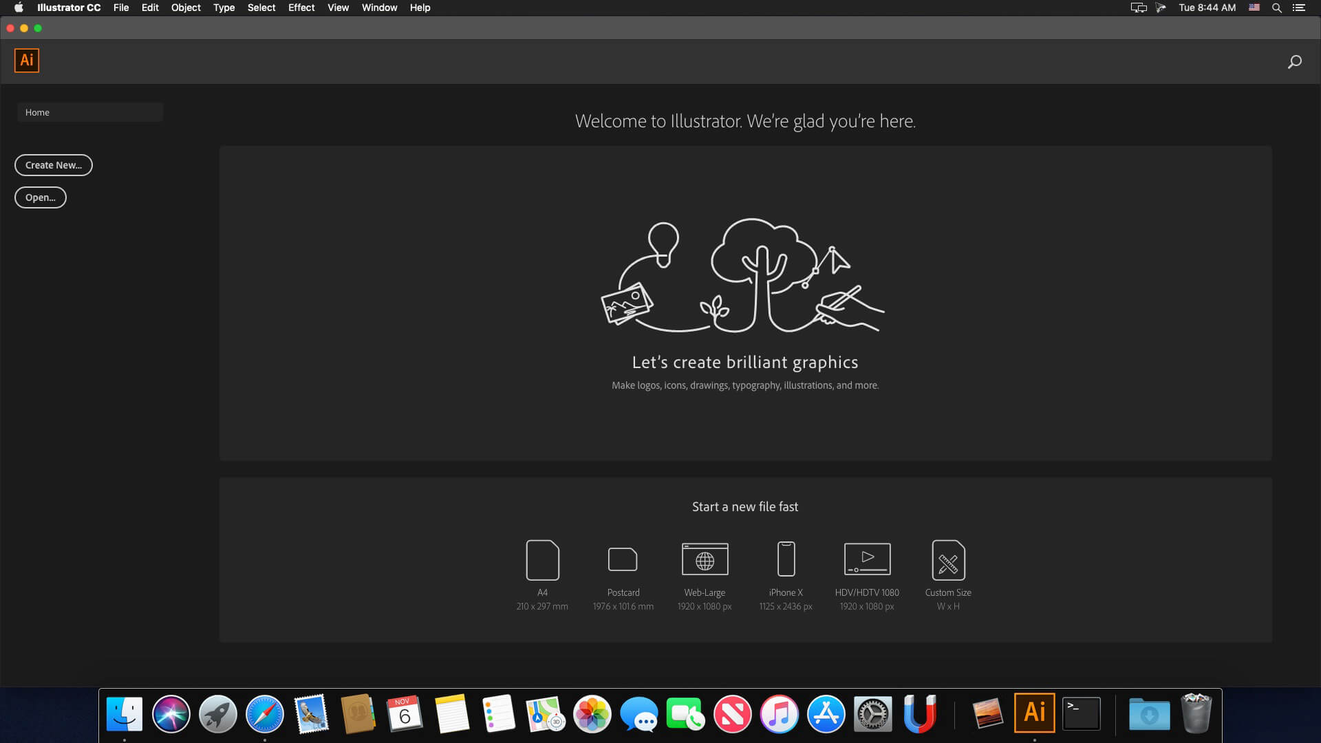 Adobe Illustrator CC 2019 ล่าสุด macOS Full โปรแกรมออกแบบกราฟิก
