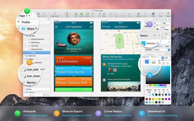 Sketch 61.2 Full (macOS) โปรแกรมออกแบบ UX/UI ฟรี