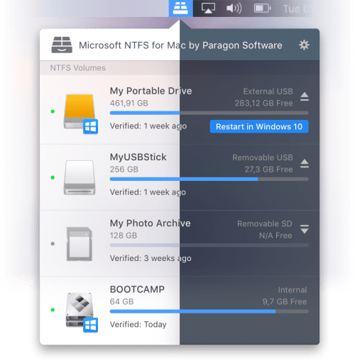 Paragon NTFS for Mac 15 ล่าสุด Full เปิดไดร์ฟ NTFS บน macOS ฟรี โปรแกรม