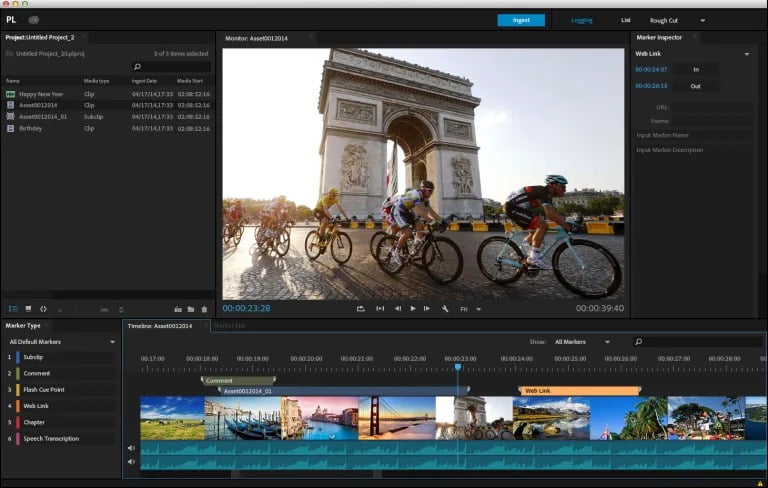 Adobe Prelude 2020 ล่าสุด โปรแกรมจัดการไฟล์วีดีโอ