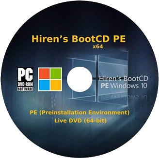 Hiren’s BootCD PE x64 v1.0.9 (Win10PE) แผ่น Boot ฉุกเฉิน ล่าสุด