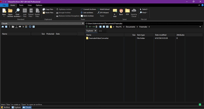 PowerArchiver Professional v2021 20 ล่าสุด RC3 โปรแกรมบีบอัดไฟล์ ฟรี