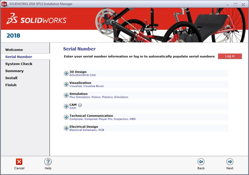 SOLIDWORKS 2018 SP5.0 Full โปรแกรมออกแบบ 3D CAD CAM