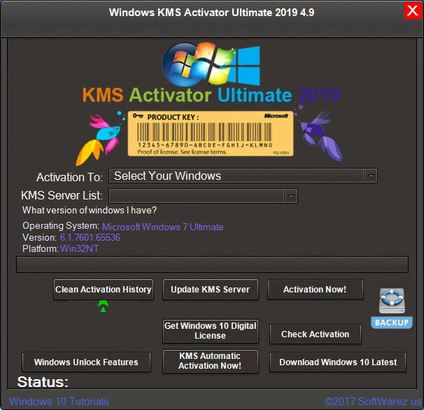 Windows KMS Activator Ultimate 2019 ล่าสุด Full โปรแกรม Activate Windows 7/8/10 ฟรี