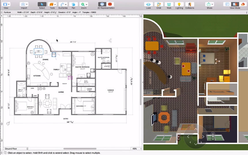 Live Home 3D Pro Edition (macOS) โปรแกรมออกแบบบ้าน สำหรับ macOS ฟรี ล่าสุด