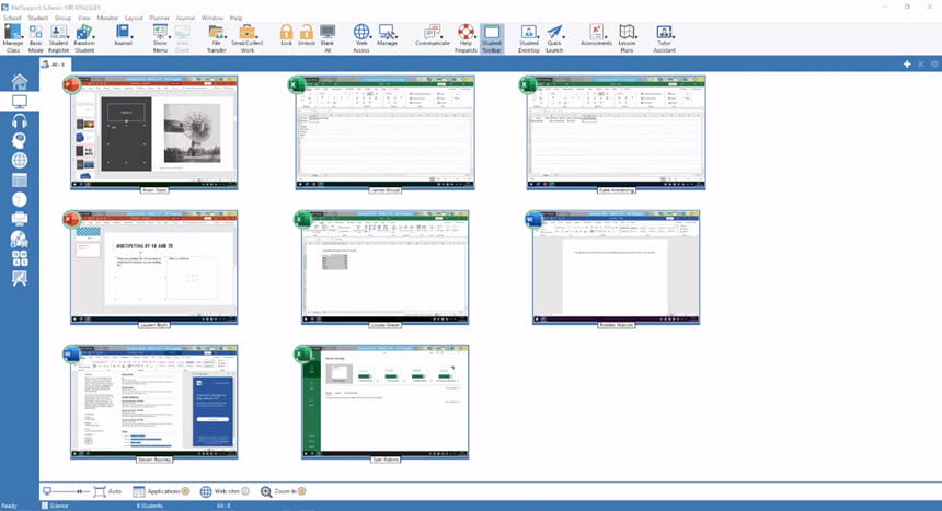 NetSupport School โปรแกรมจัดการระบบห้องคอม ล่าสุด