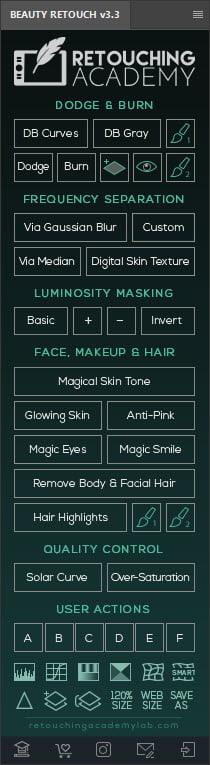 RA Beauty Retouch Panel 5.2 ปลั๊กอินรีทัชภาพถ่าย สำหรับ Photoshop โปรแกรม