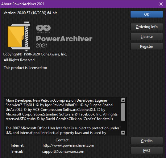 PowerArchiver Professional v2021 20 ล่าสุด RC3 โปรแกรมบีบอัดไฟล์ ฟรี