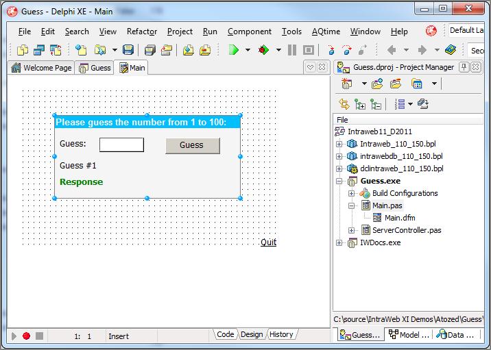 IntraWEB Ultimate 16 ล่าสุด โปรแกรมสร้างเว็บแอป ASP.NET RAD