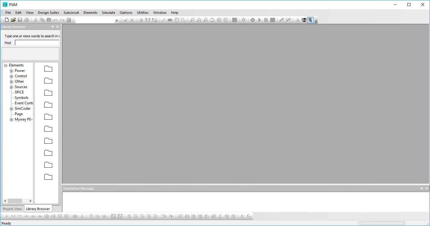 Powersim PSIM 9.0 Full (x86/x64) โปรแกรมออกแบบ จำลองวงจรไฟฟ้า ฟรี