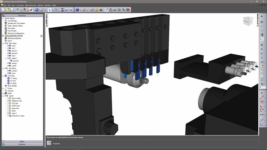 Autodesk FeatureCAM Ultimate 2020 x64 โปรแกรม 3D CAM ฟรี