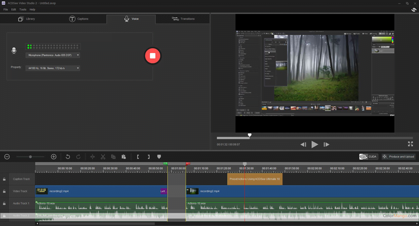 ACDSee Video Studio 4 ล่าสุด (x64) โปรแกรมตัดต่อวิดีโอ 4K ฟรี
