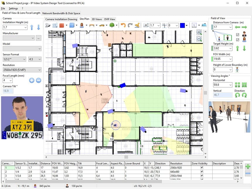 IP Video System Design Tool 10.0 โปรแกรมออกแบบระบบกล้องวงจรปิด