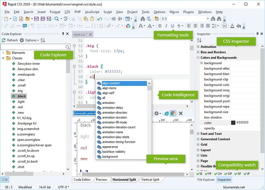 Blumentals (WeBuilder/HTMLPad/Rapid CSS/ Rapid PHP) 2020 Full โปรแกรมเขียนเว็บไซต์ ฟรี