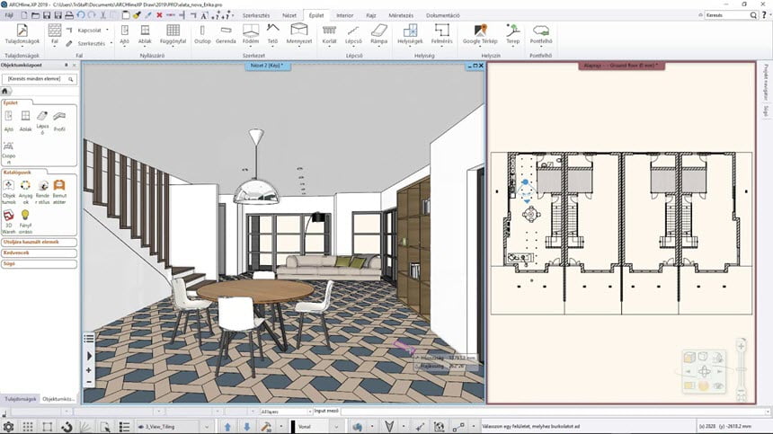ARCHline.XP 2019 โปรแกรมออกแบบบ้าน ตกแต่งภายใน