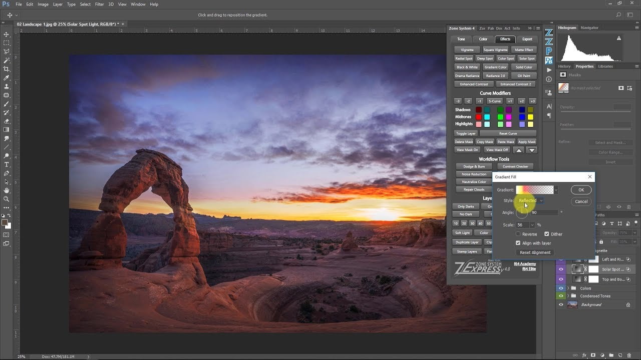 Zone System Express Panel 5 ล่าสุด ปลั็กอินรีทัช สำหรับ Photoshop โปรแกรม