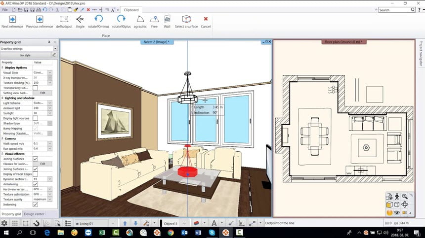 ARCHline.XP 2019 โปรแกรมออกแบบบ้าน ตกแต่งภายใน