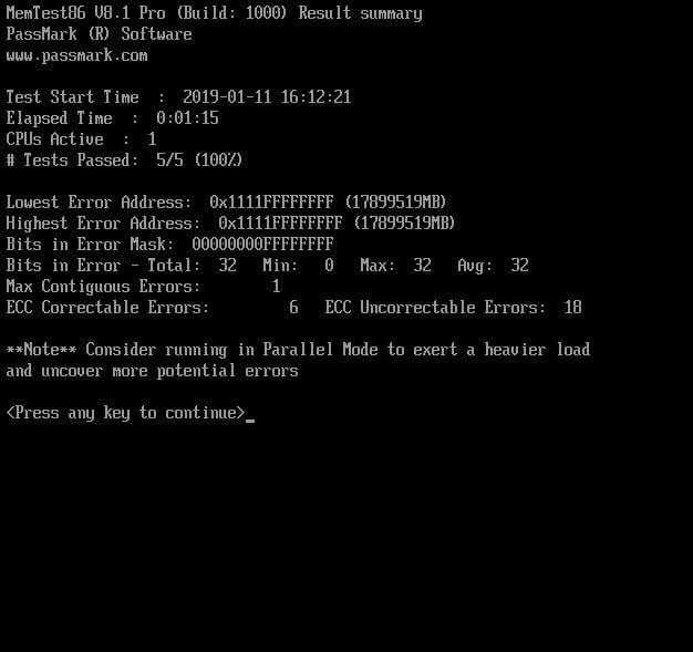 PassMark MemTest86 Pro 11.7 + ISO โปรแกรมทดสอบประสิทธิภาพ RAM