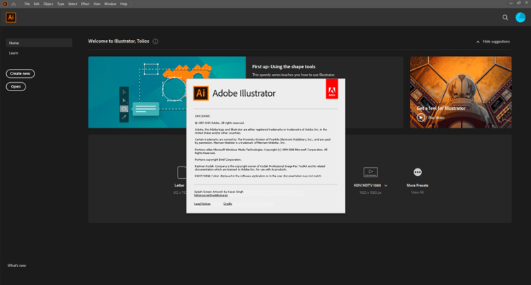 Adobe Illustrator CC 2020 ล่าสุด macOS พร้อมวิดีโอสอนติดตั้ง โปรแกรม