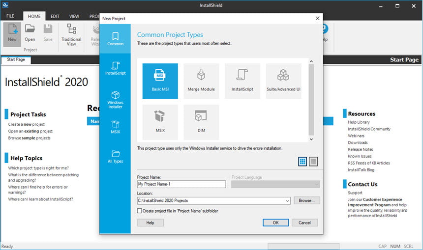 InstallShield 2020 ล่าสุด Premier Edition โปรแกรมสร้างไฟล์ Setup ฟรี
