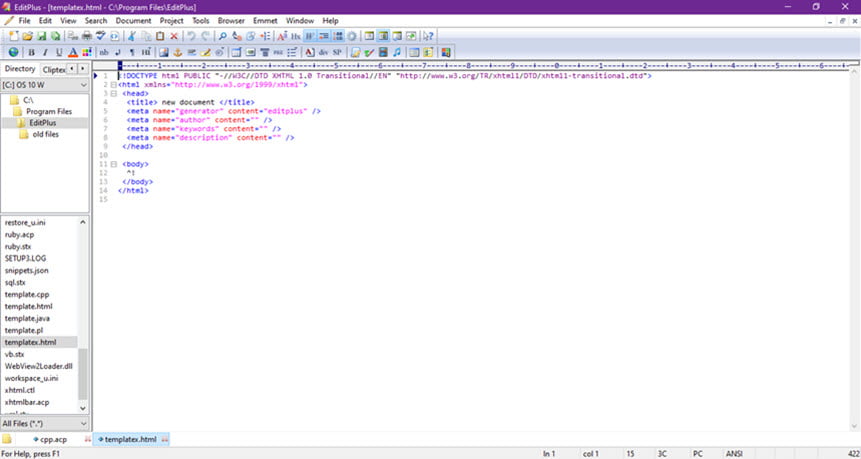 EditPlus 6 ล่าสุด โปรแกรมแก้ไขข้อความและเขียนโค้ด ระดับมืออาชีพ