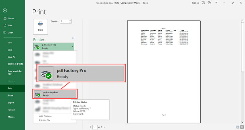 pdfFactory Pro 9.20 โปรแกรมสร้างไฟล์ PDF อัจฉริยะ