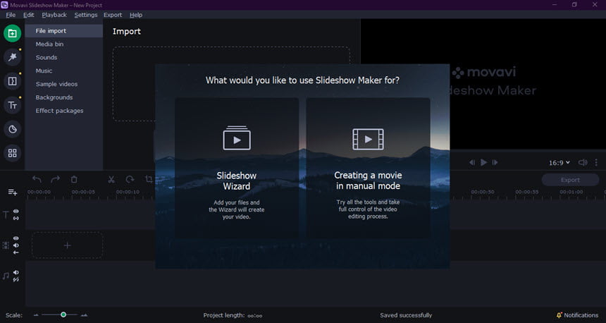 Movavi Slideshow Maker 23 ล่าสุด โปรแกรมสร้างสไลด์โชว์ ใช้ง่าย