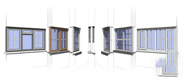 [Revit Content] All-in-One Door & Window Bundle May 2019 Full รวม Content ประตู หน้าต่าง สำหรับ Revit ฟรี โปรแกรม