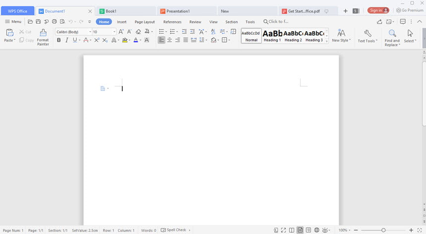 WPS Office 2019 ล่าสุด ชุดโปรแกรมสำนักงาน ฟรี โปรแกรม