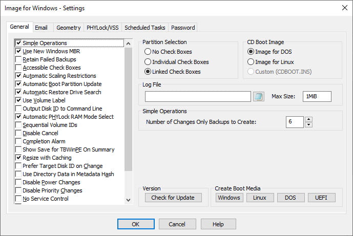 TeraByte Drive Image Backup & Restore Suite 3.64 โปรแกรมสำรองข้อมูล
