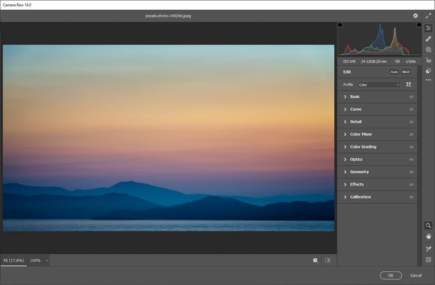 Adobe Camera Raw 18.4 (x64) ปลั๊กอินประมวลผลไฟล์ Raw โปรแกรม
