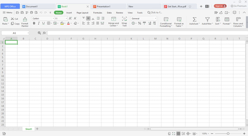 WPS Office 2019 ล่าสุด ชุดโปรแกรมสำนักงาน ฟรี โปรแกรม